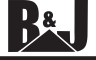 B&J Logo - Black - No Background